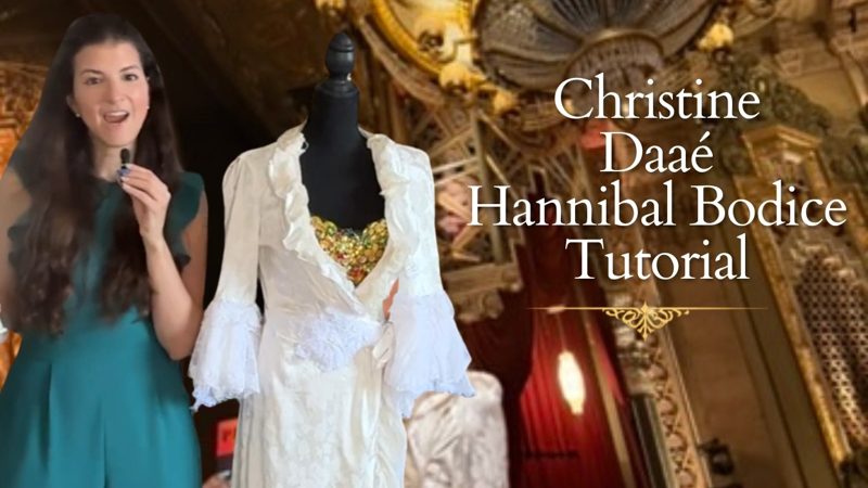 Making the Christine Daae Hannibal bodice corset