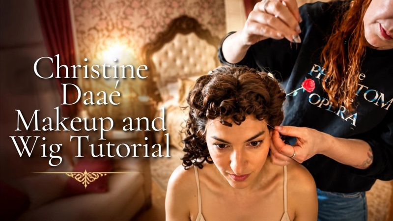 Christine Daae makeup and wig tutorial