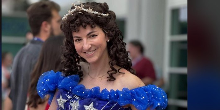 The upcycled Star Princess costume